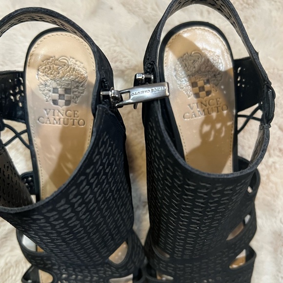 Womens Vince Camuto Kampbell Caged Ankle Boots, Black size 9.5 - Picture 7 of 7